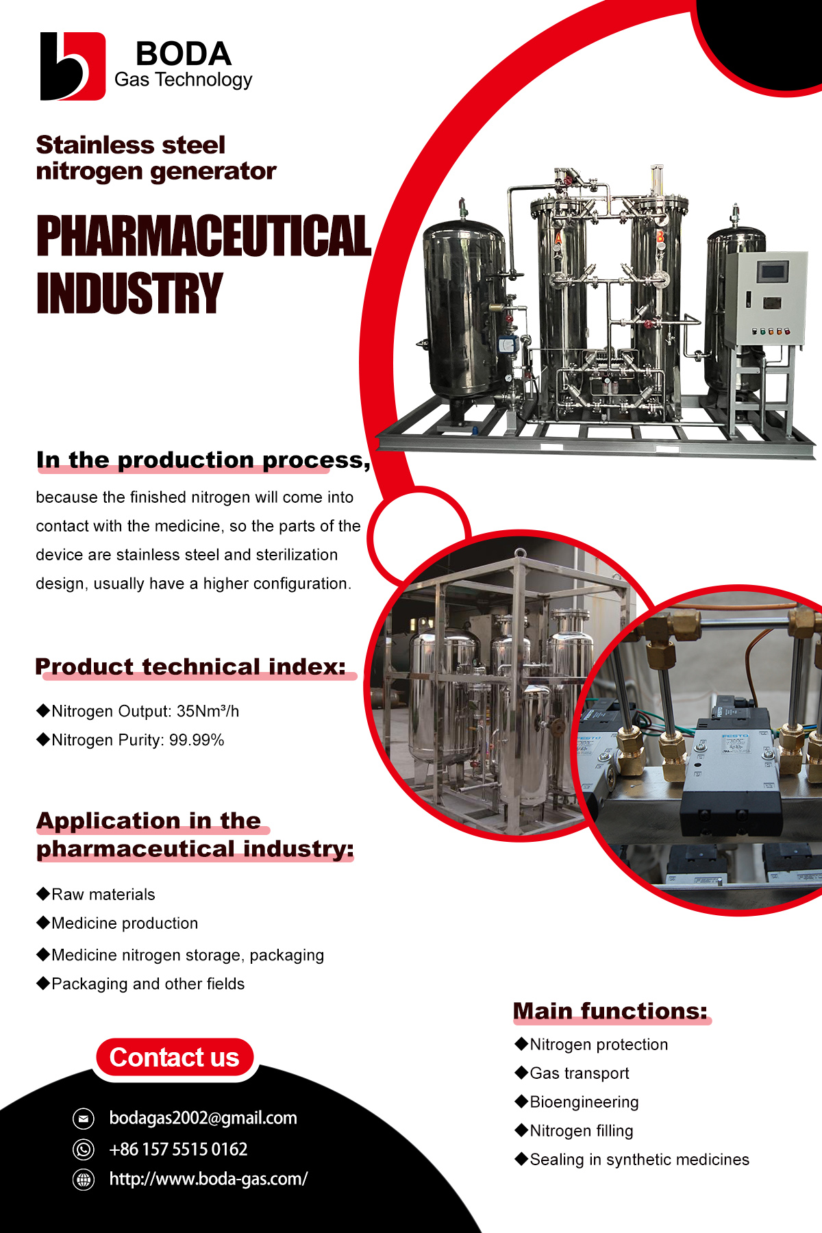 stainless steel nitrogen generator